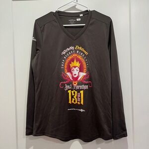 RunDisney Mens Large Gray Performance Shirt Short Sleeve Athletic Top FAC-076830